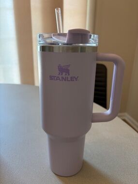 Stanley Lavender Travel Mug with Handle and Straw